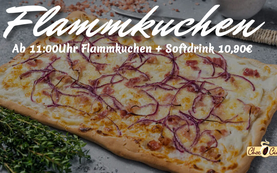 Flammkuchen +Softdrink